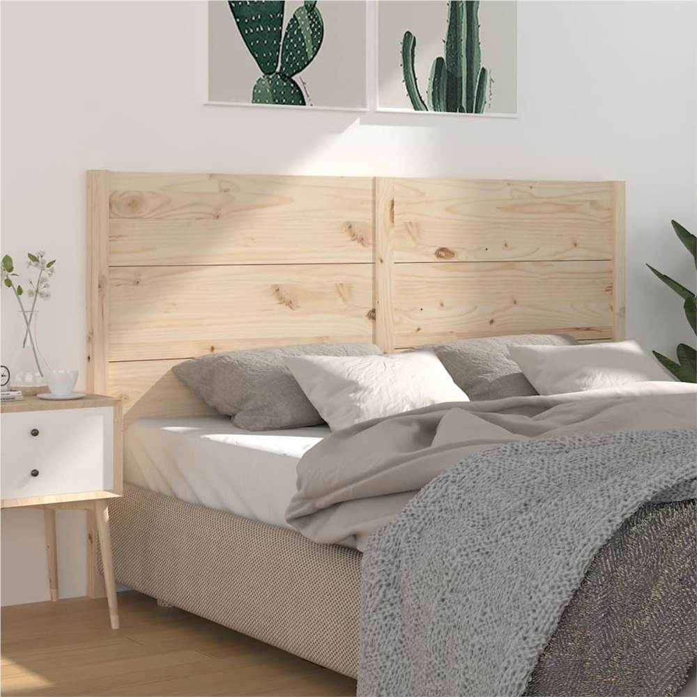 

Headboard 156x4x100 cm Solid Wood Pine