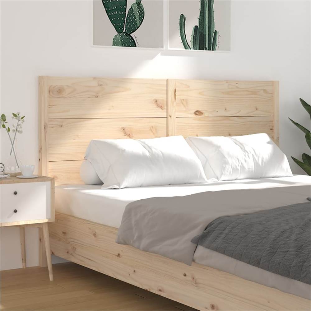 Headboard 156x4x100 cm Solid Wood Pine