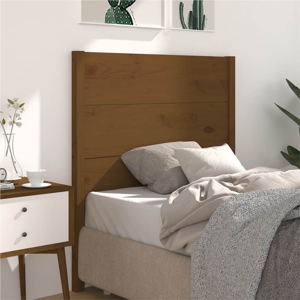 

Headboard Honey Brown 96x4x100 cm Solid Wood Pine