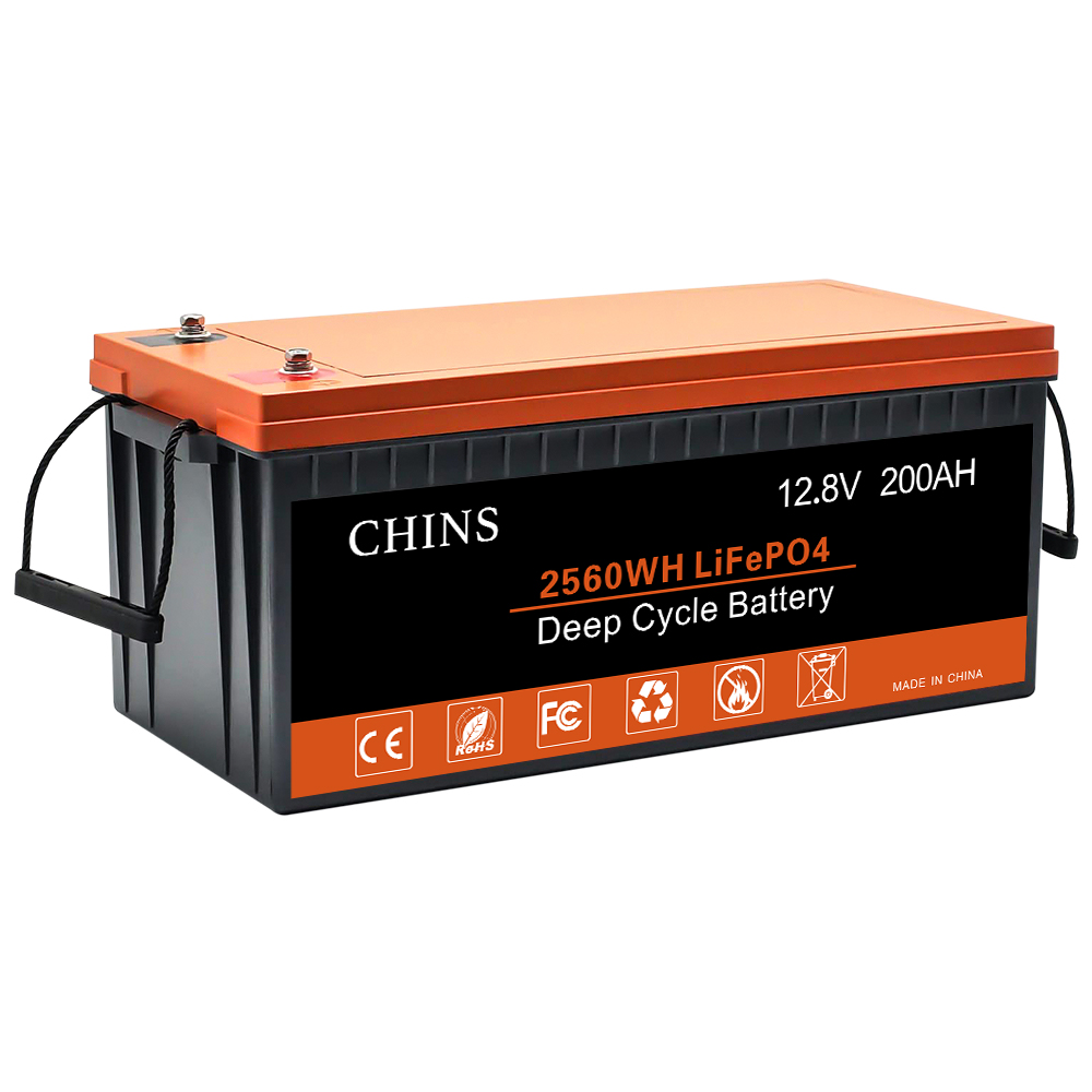 CHINS Smart 12V 200AH LiFePO4 Battery