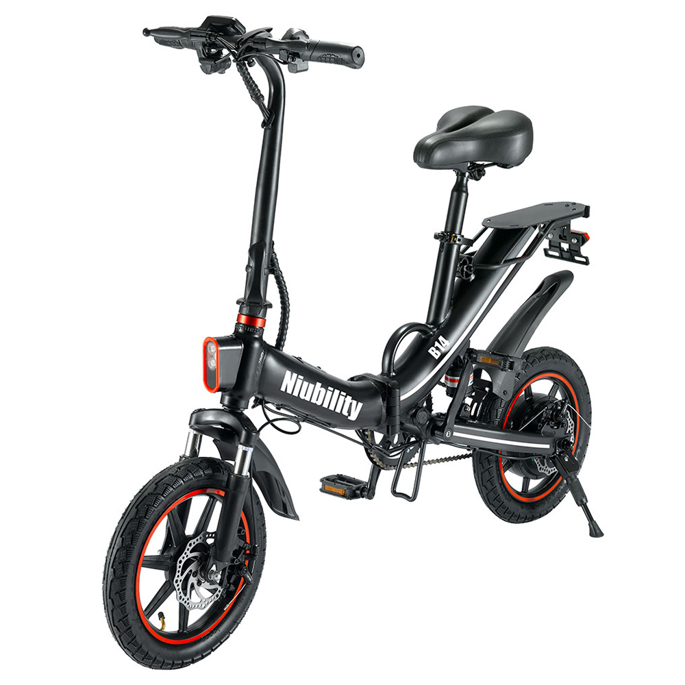 Niubility B14 Electric Mopod Folding Bike 400W Motor Black