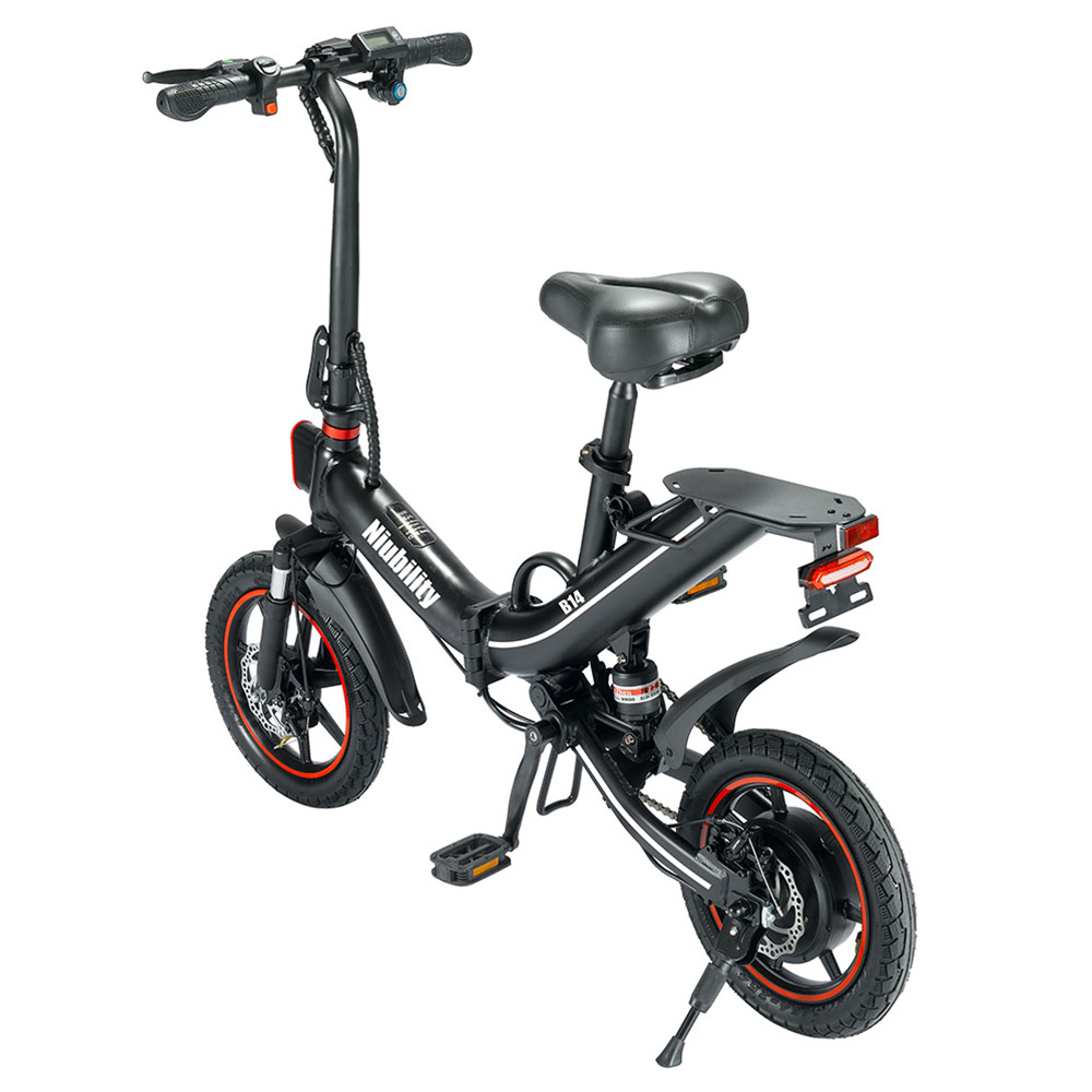 Niubility B14 Electric Mopod Folding Bike 400W Motor Black