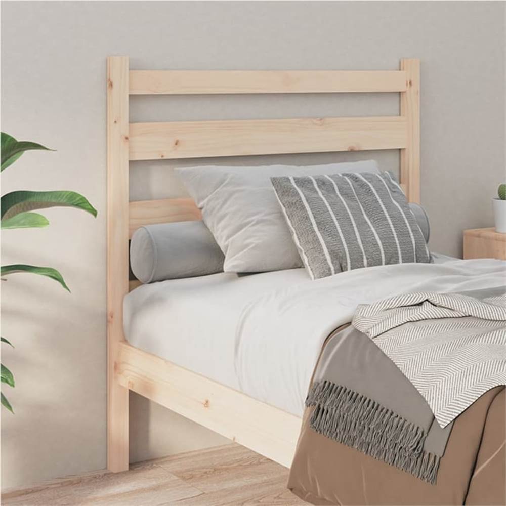Bed Headboard 81x4x100 cm Solid Wood Pine