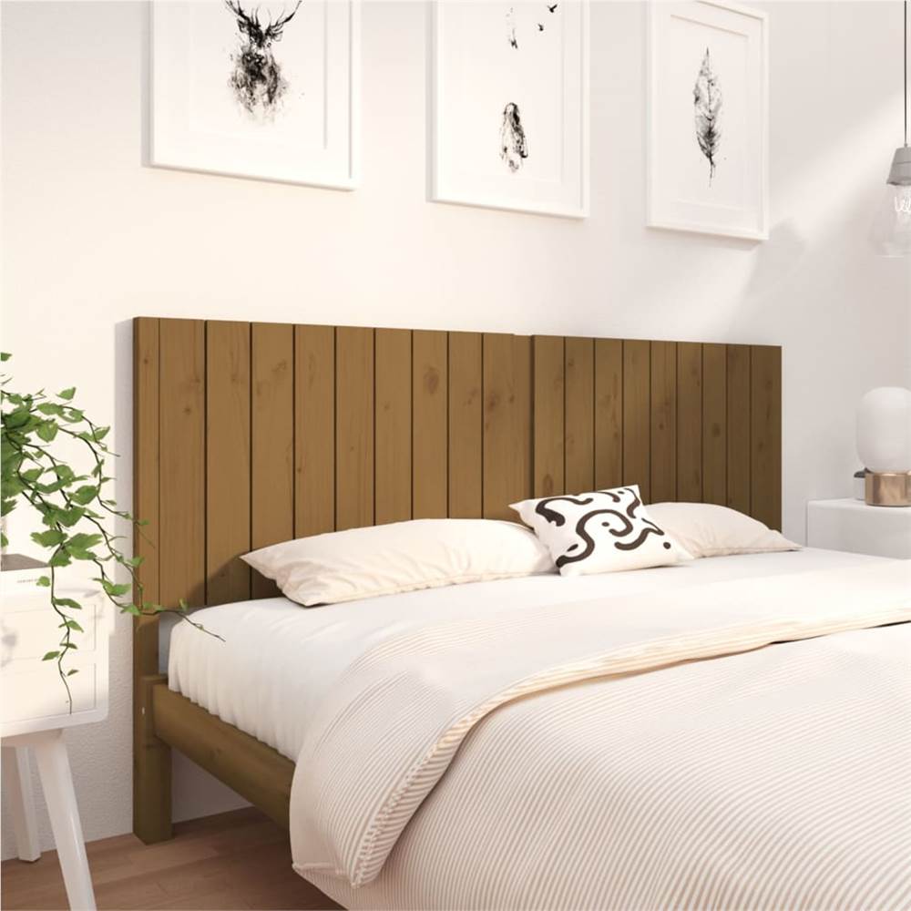 

Bed Headboard Honey Brown 185.5x4x100 cm Solid Wood Pine