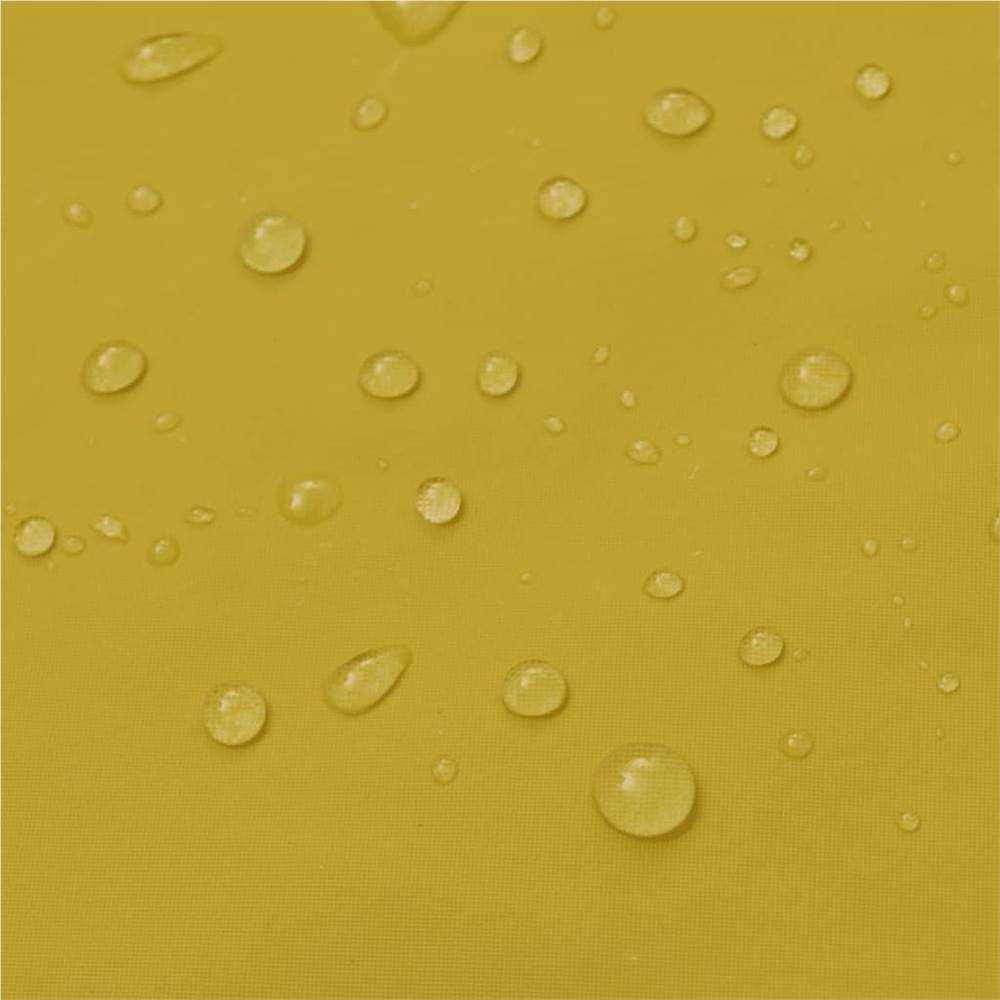 Waterproof Heavy-duty Long Raincoat with Hood Yellow XL