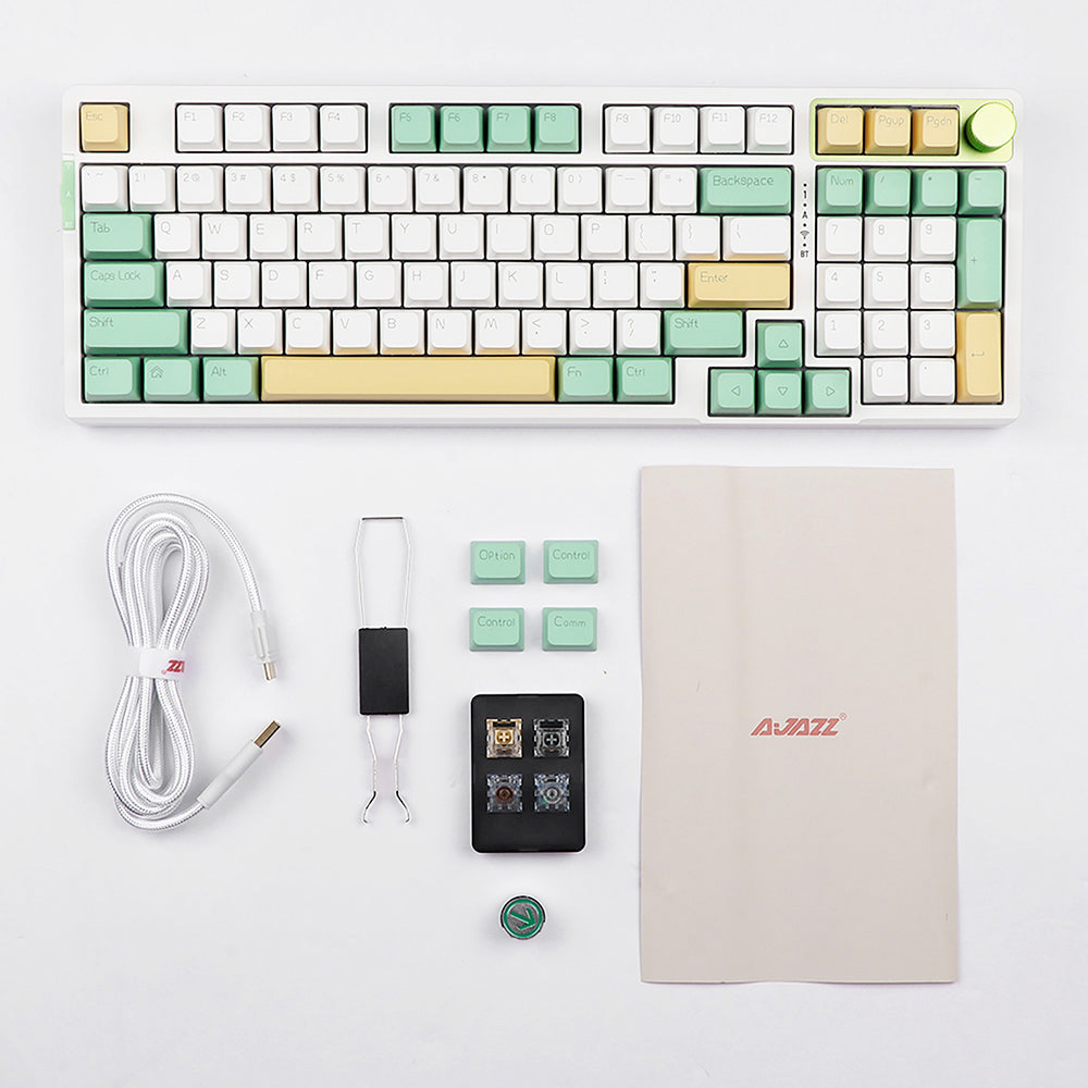 Ajazz AK966 96 Keys Hot Swappable Gasket Gaming Keyboard