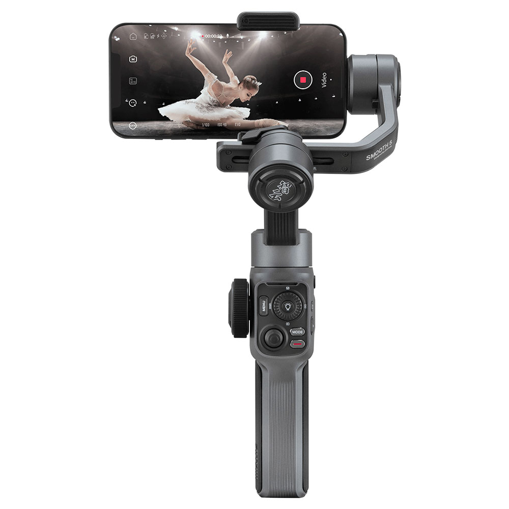 Zhiyun Smooth 5 3-Axis Handheld Smartphone Gimbal Stabilizer with Tripod - Standard Version