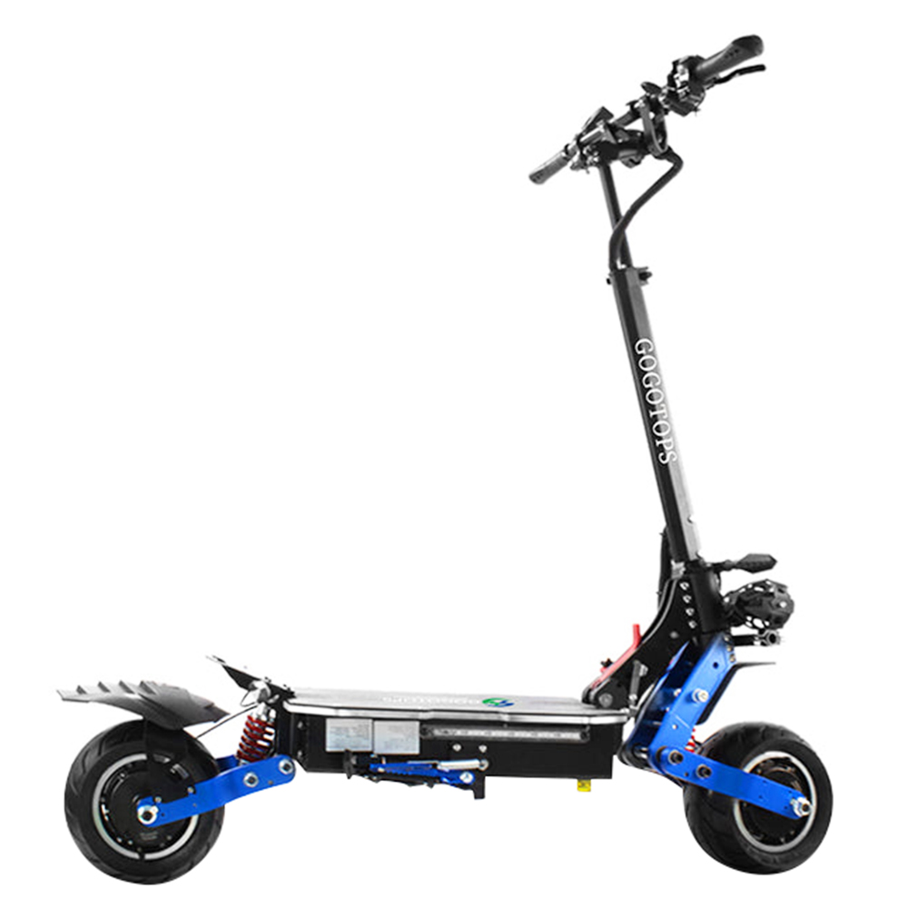 GOGOTOPS GS8 Electric Scooter 3000W*2 Dual Motors 80Km/h Max Speed 60V 38.4Ah Battery 10 Inch Pneumatic Road Tire 80Km Range 200KG Max Load Dual Shock Absorbers