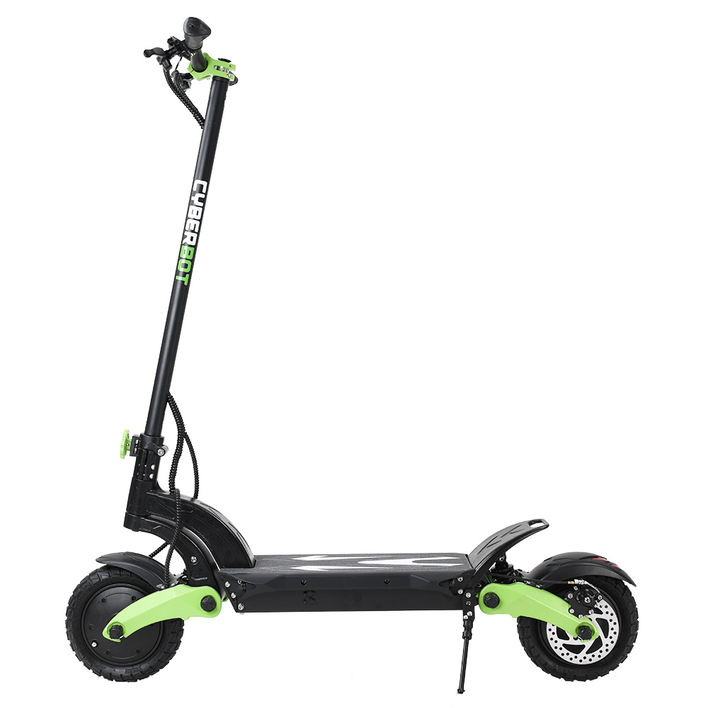 CYBERBOT MINI Electric Scooter 8.5 Inch Front 500W + Rear 500W Dual Motors 48V 18Ah Battery 53KM/H Max Speed for 30-40KM Range Dual Disc Brake