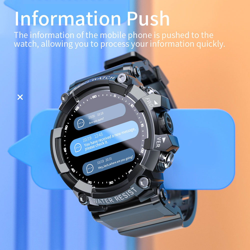 LOKMAT ATTACK 3 Smartwatch Black