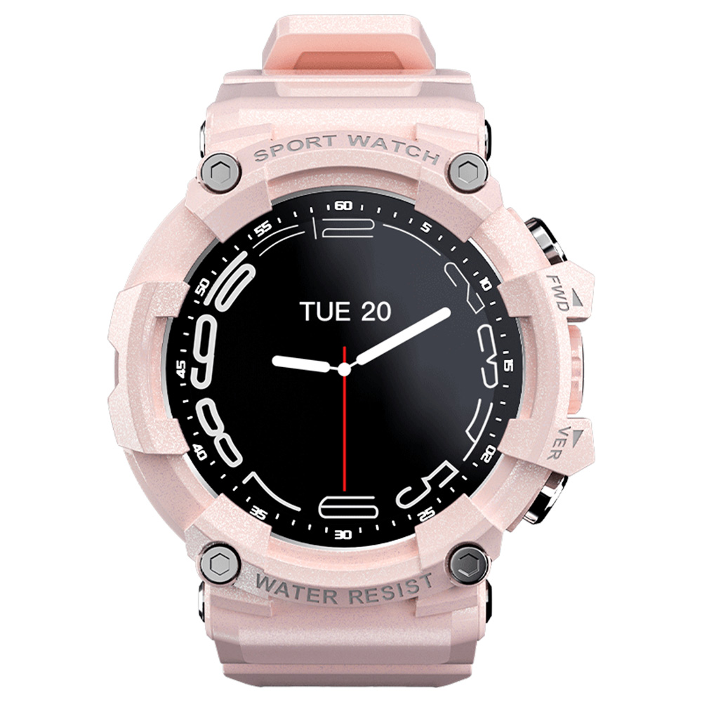 LOKMAT ATTACK 3 Smartwatch 1.28'' TFT-skärm Bluetooth-samtalsEKG-övervakning, hjärtfrekvens, blodtryck, blodsyre - rosa