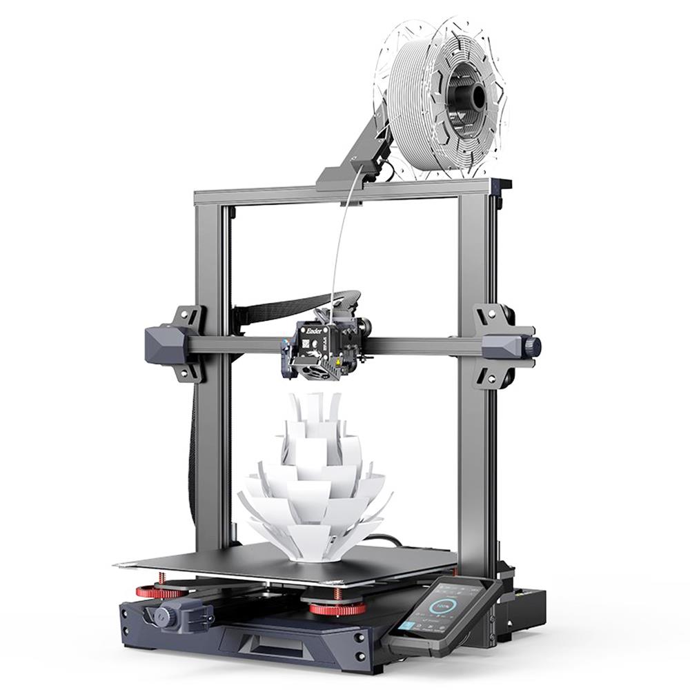 Creality Ender-3 S1 Plus 3D-skrivare, Sprite Direct Extruder, CR-Touch Auto Leveling, Dual Z-axis Sync, 4.3-tums pekskärm, 300*300*300 mm