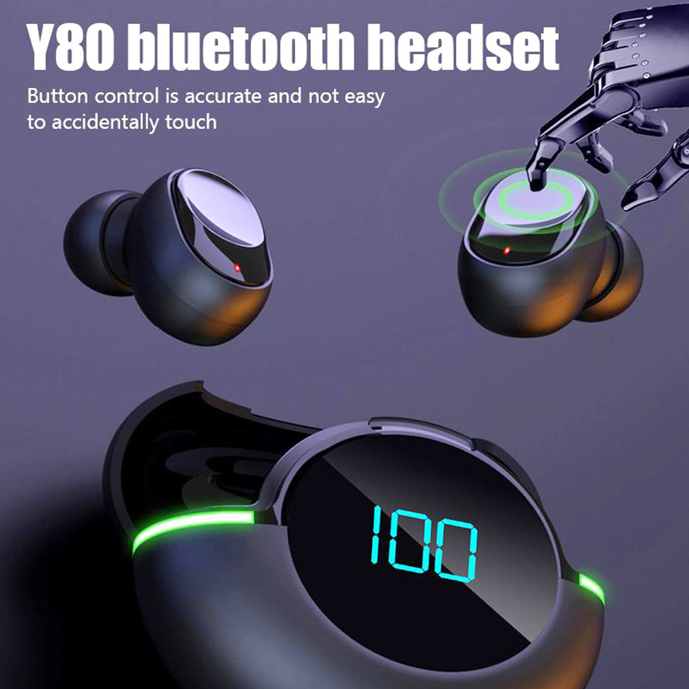 Y80 Bluetooth 5.1 TWS Earphone