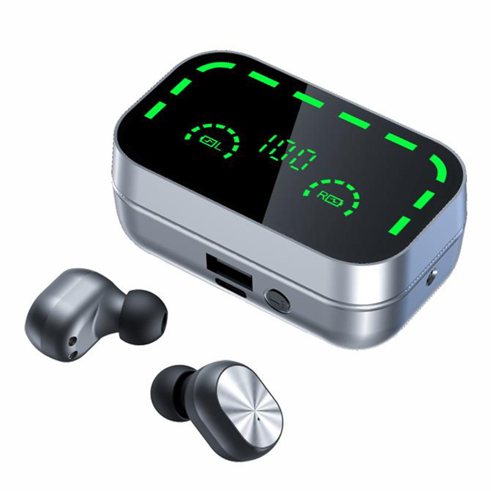 YD05 TWS Auricolari Bluetooth 5.2 HiFi Stereo Wireless In-Ear Cuffie sportive vivavoce