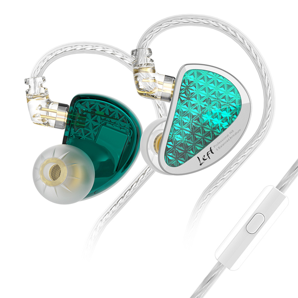 KZ AS16 Pro Wired Earphone with Microphone Cyan