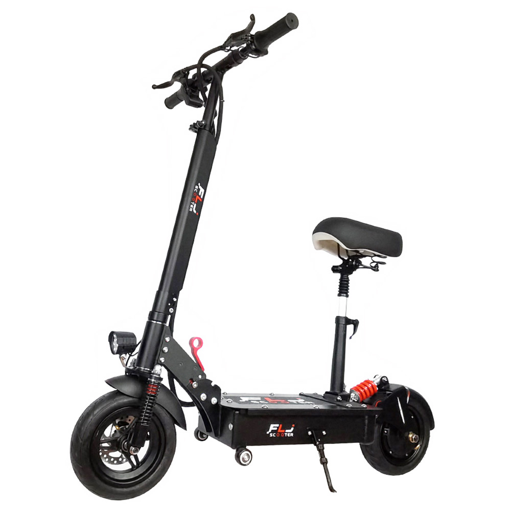 FLJ SK1 1200W Motor Electric Scooter 10 Inch 35AH 45km/h with Seat