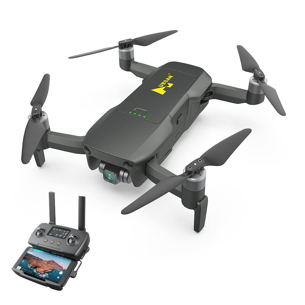 Hubsan ACE GPS 10KM FPV with 1/1.3&#39; CMOS 4K Camera 3-axis Gimbal 35mins Flight Time - With Storage Bag Three Battery