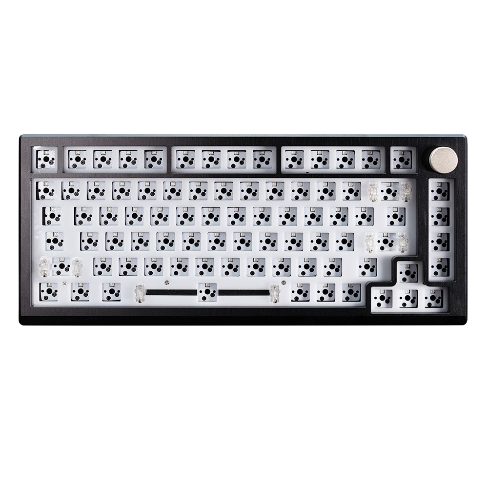 

NEXT TIME 75 (X75) 82keys 75% Gasket Hot Swappable Wired Mechanical Keyboard Kit With Knob Control - Black