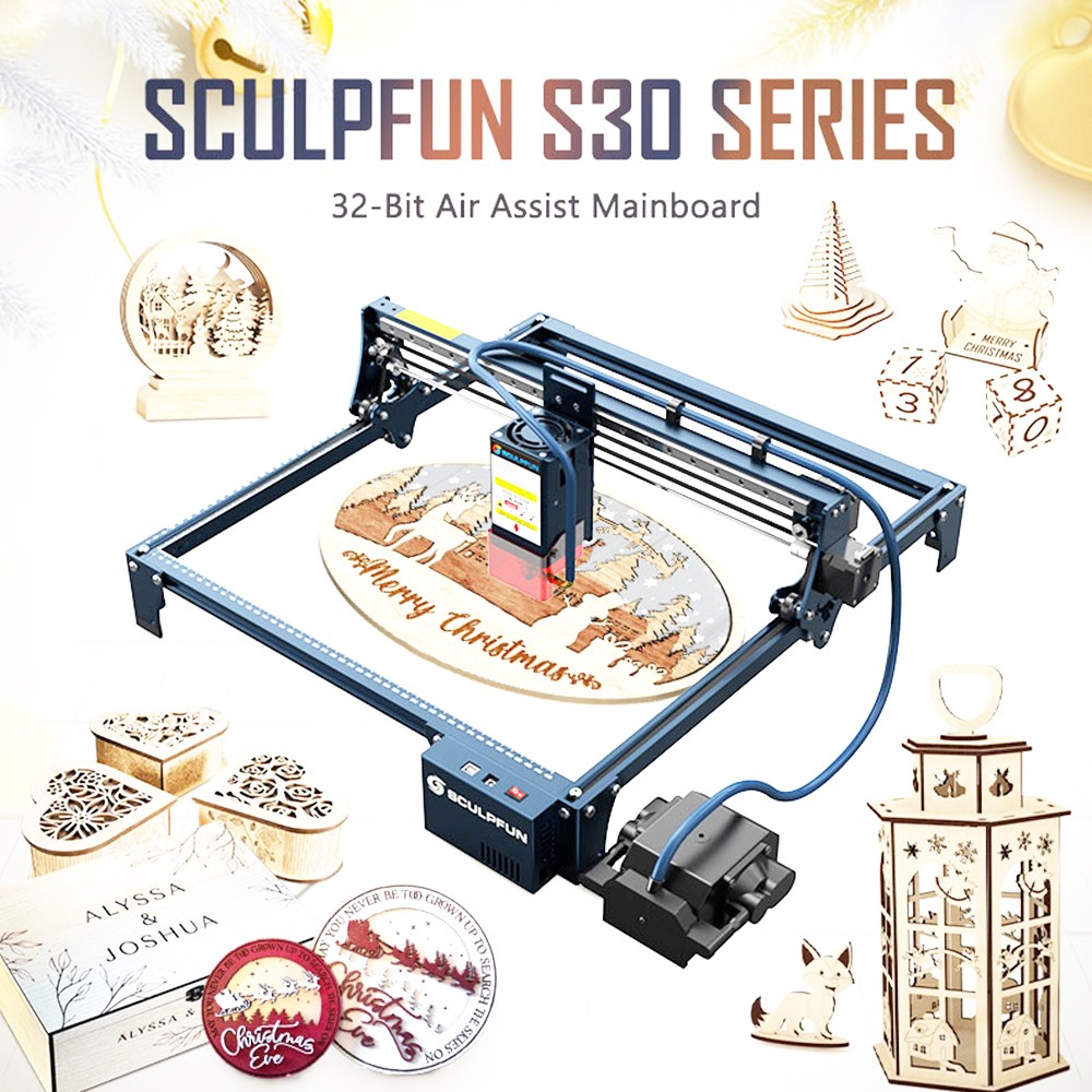 SCULPFUN CAM500 Lightburn Camera for Laser Engravers, 5 Megapixel, Precision Positioning, Image Tracing, Process Recording