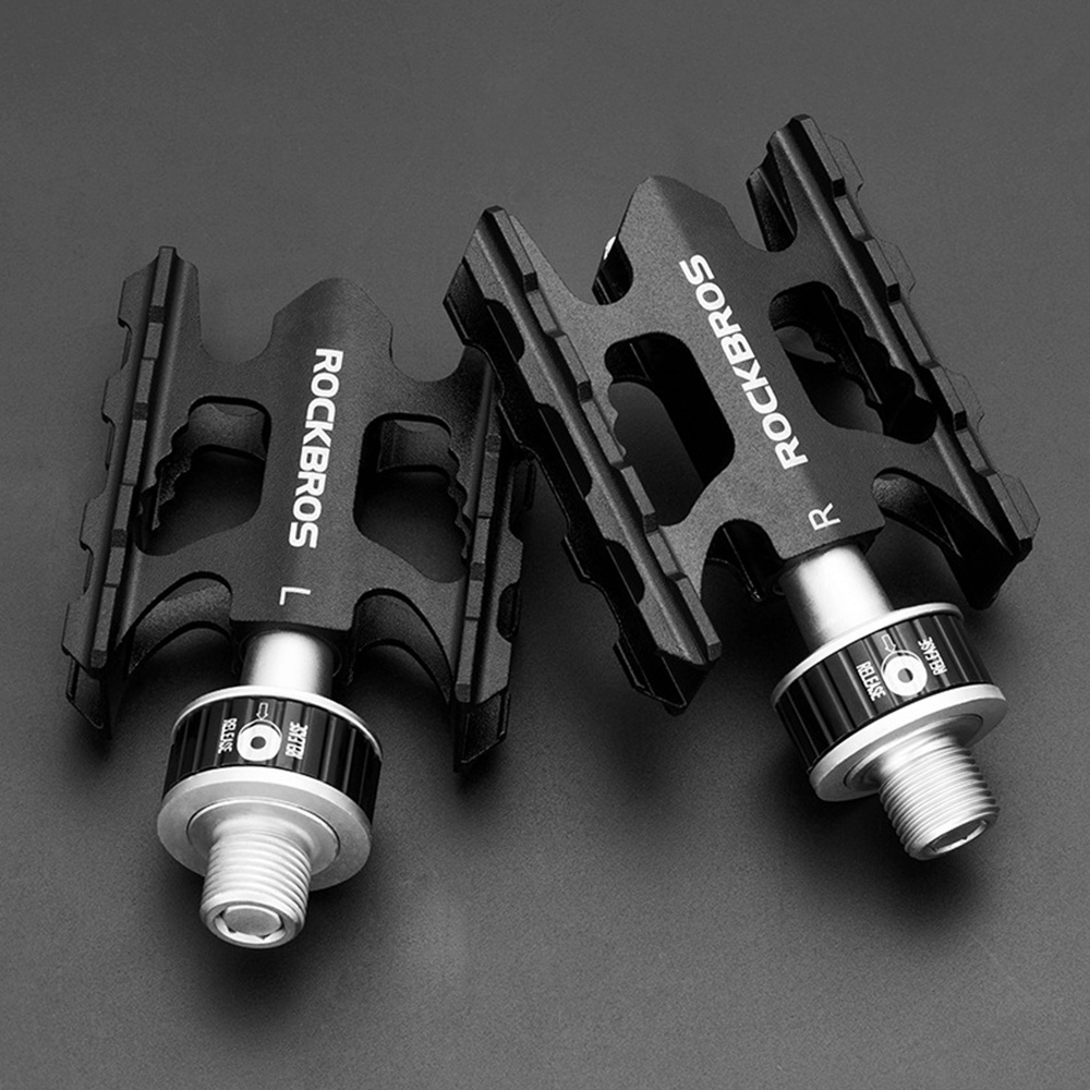 ROCKBROS Bicycle Pedals Quick Release CNC Rainproof 6.1cm