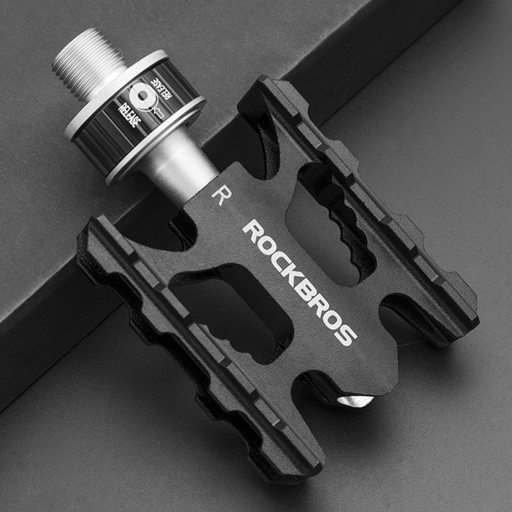 ROCKBROS Bicycle Pedals Quick Release CNC Rainproof 6.1cm