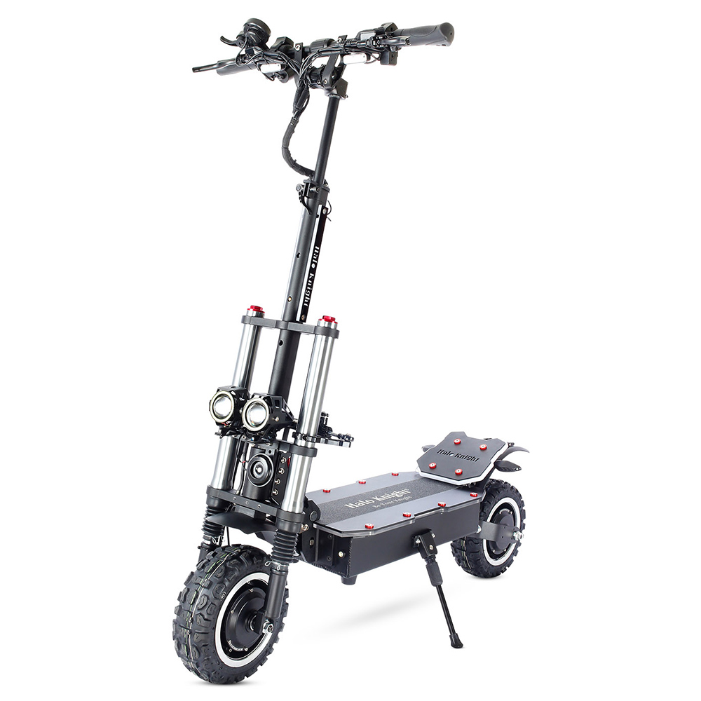Halo Knight T107 Pro Electric Scooter 11 Inch Off-road Tire 3000W*2 Dual Motor 95km/h Max Speed ​​60V 38.4Ah Battery 80km Max Rnage