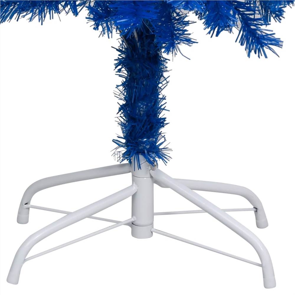 Artificial Christmas Tree with Stand Blue 150 cm PVC