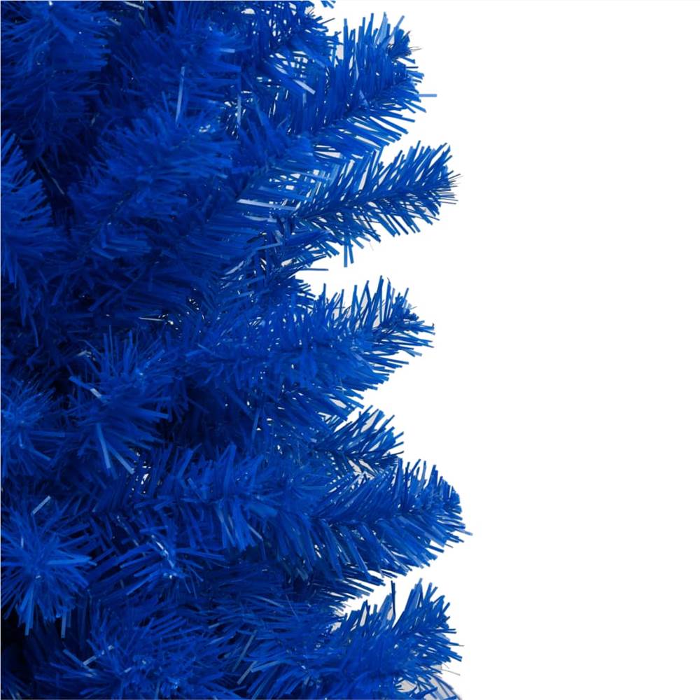 Artificial Christmas Tree with Stand Blue 210 cm PVC