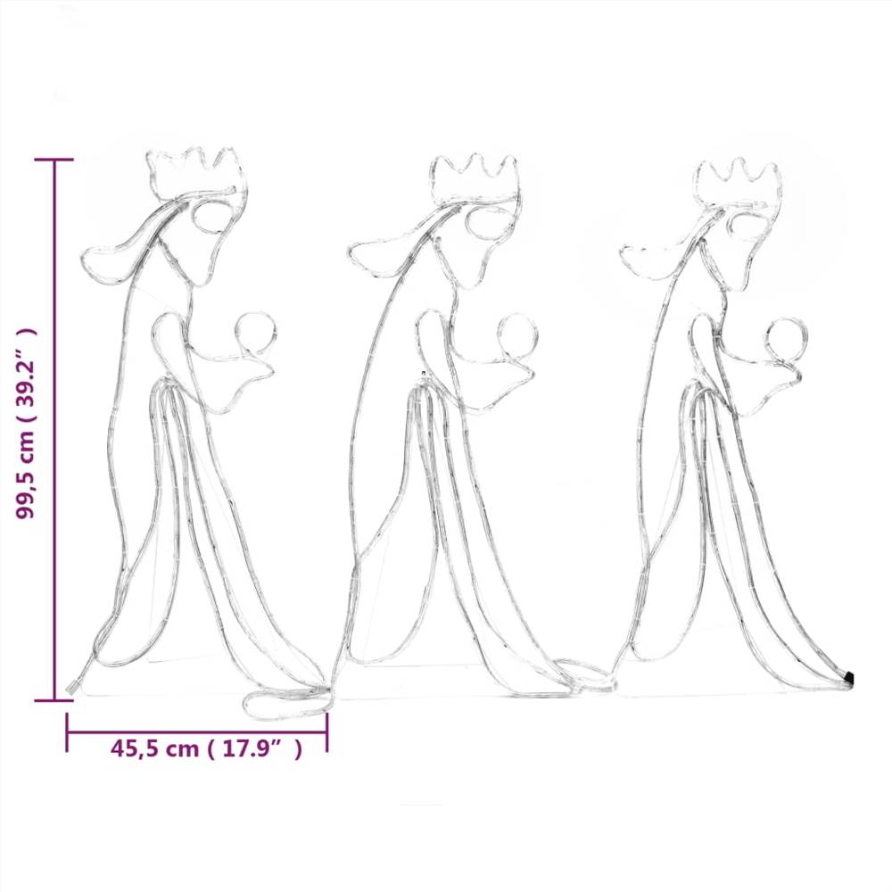 Christmas Three Kings Figure with 504 LEDs