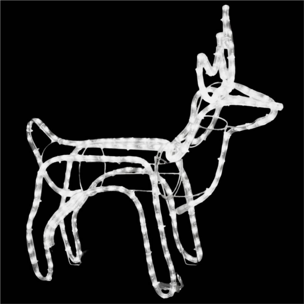 Folding Christmas Reindeer Figure with 120 LEDs Cold White
