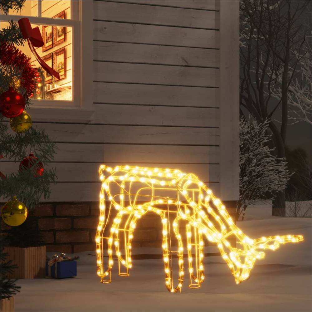 

Folding Christmas Reindeer Figure with 144 LEDs Warm White