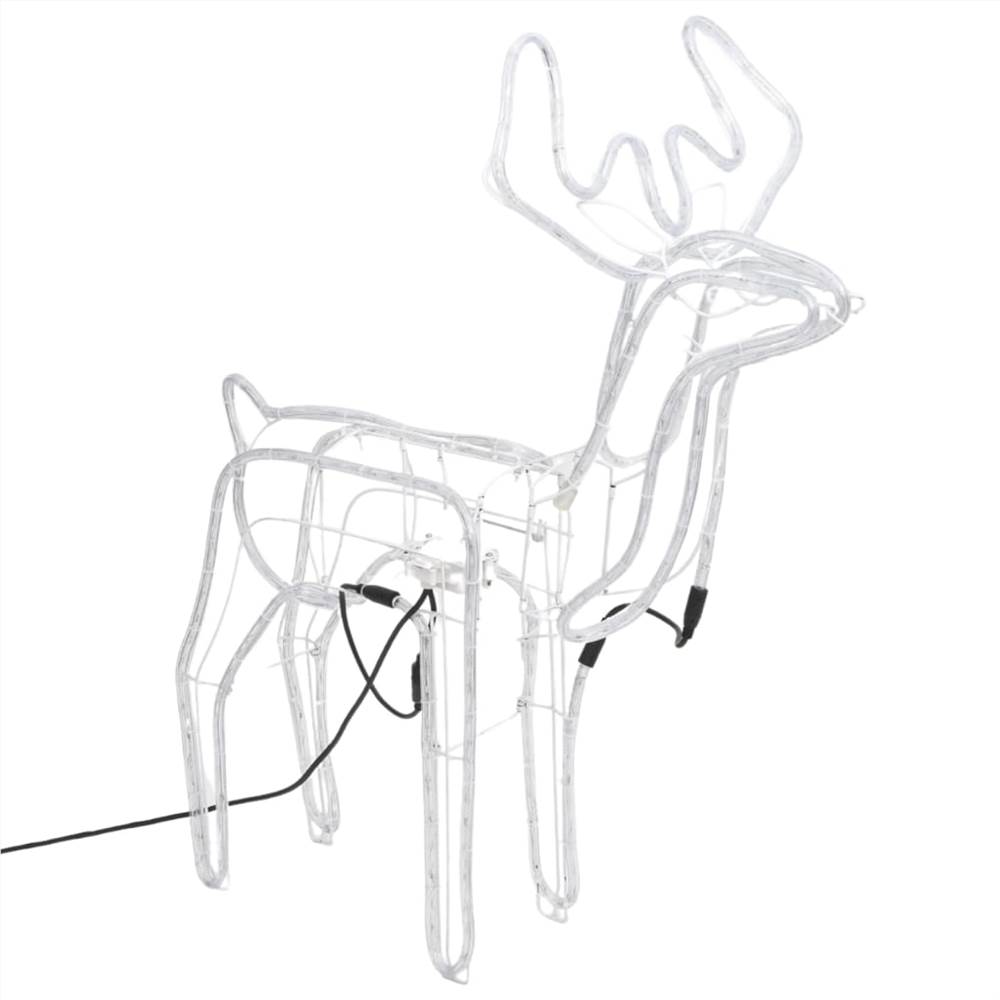 Folding Christmas Reindeer Figure with 192 LEDs Warm White