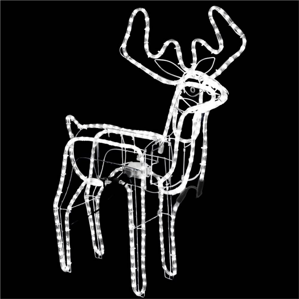 Folding Christmas Reindeer Figure with 192 LEDs Warm White