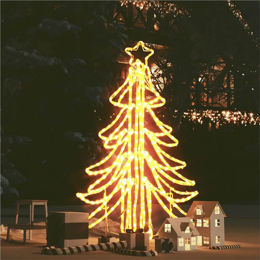

Folding Christmas Tree Figure with 360 LEDs Warm White