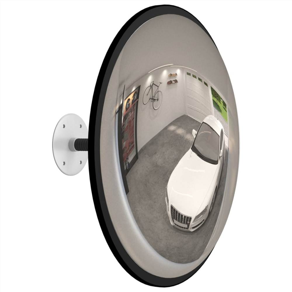 Indoor Convex Traffic Mirror Black Ø40 cm Acrylic
