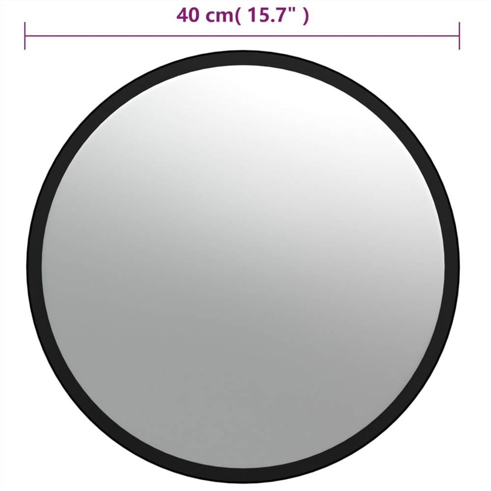 Indoor Convex Traffic Mirror Black Ø40 cm Acrylic