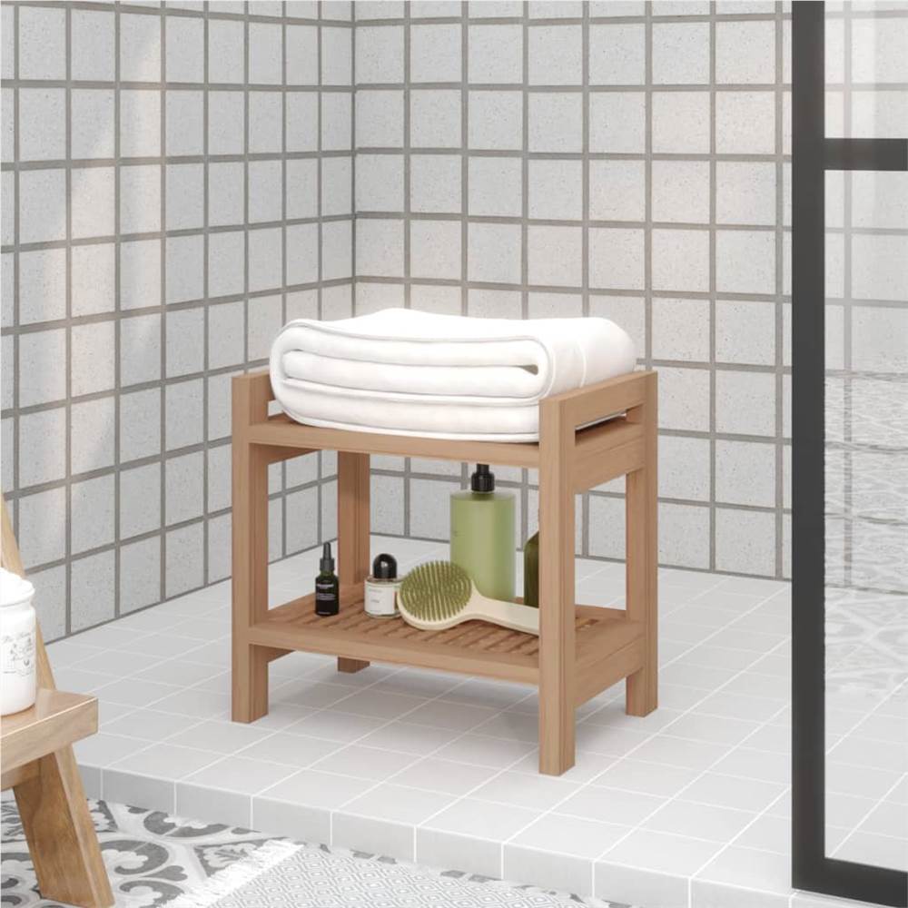 

Shower Bench 45x30x45 cm Solid Wood Teak