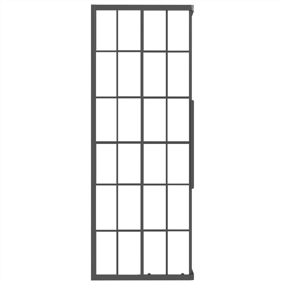 Shower Cabin Frosted ESG 80x80x180 Cm Black 14 Shower Cabin Frosted ESG 80x80x180 cm Black