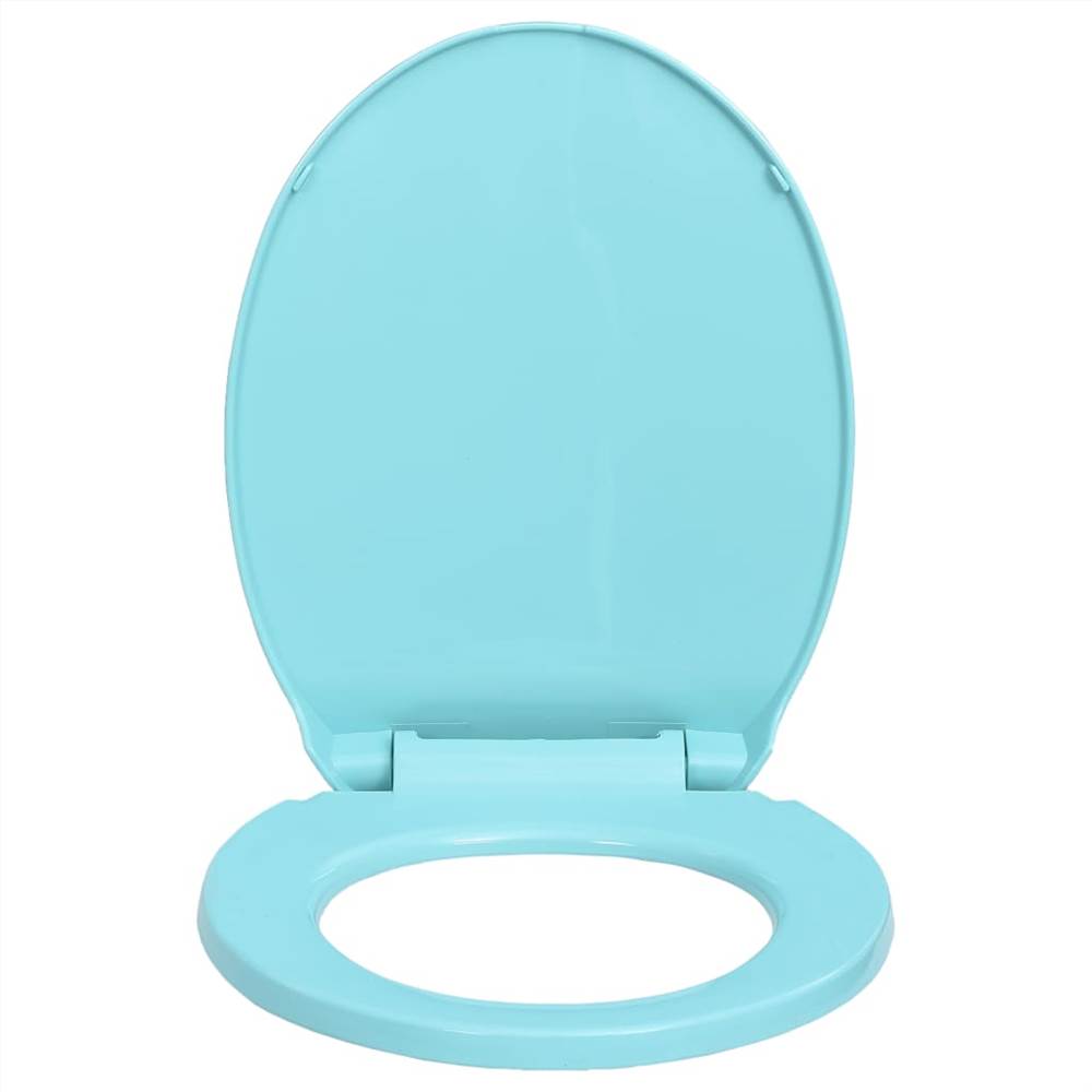 Soft-Close Toilet Seat Quick Release Green Oval