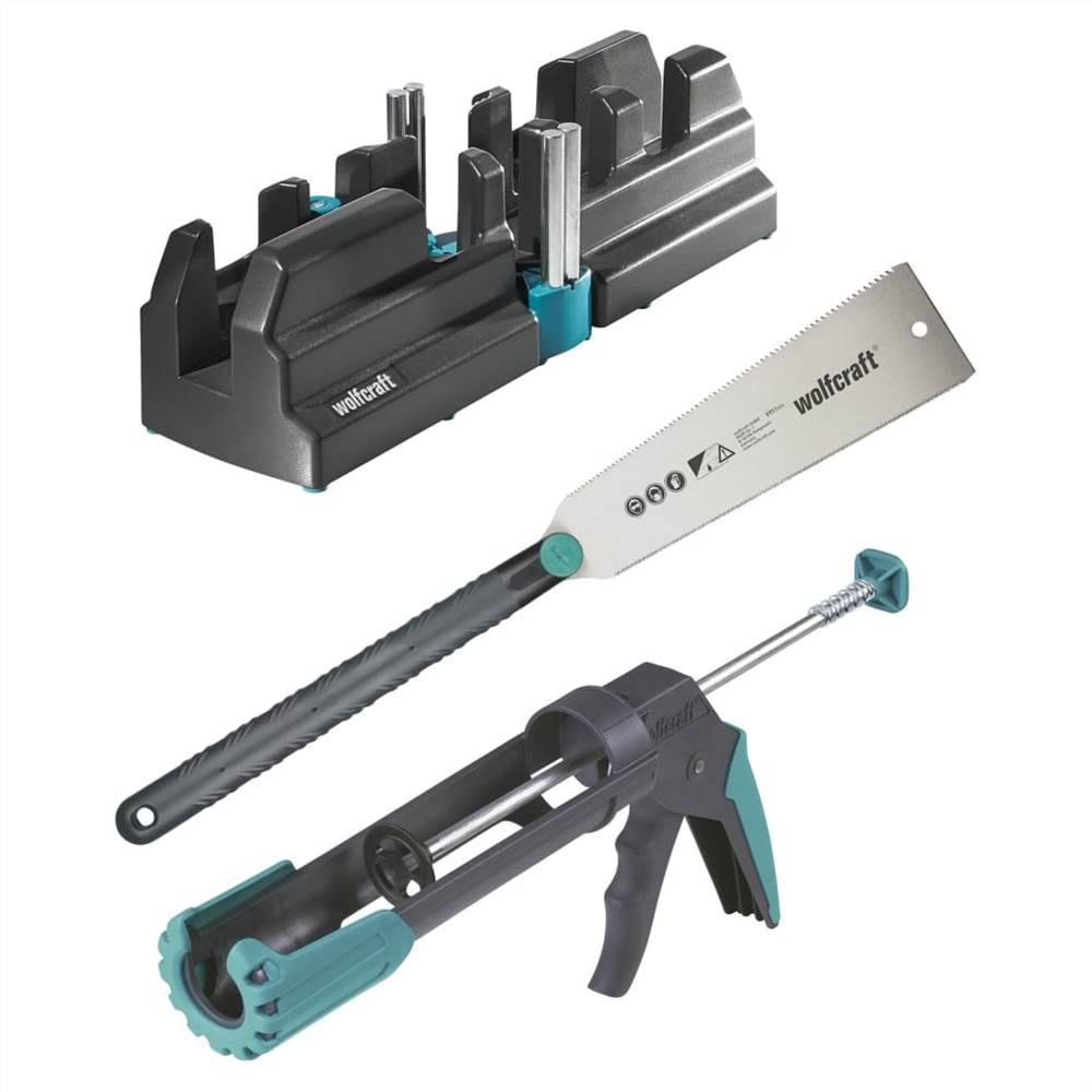 wolfcraft Essentials Tool Set for Attaching Skirting Boards