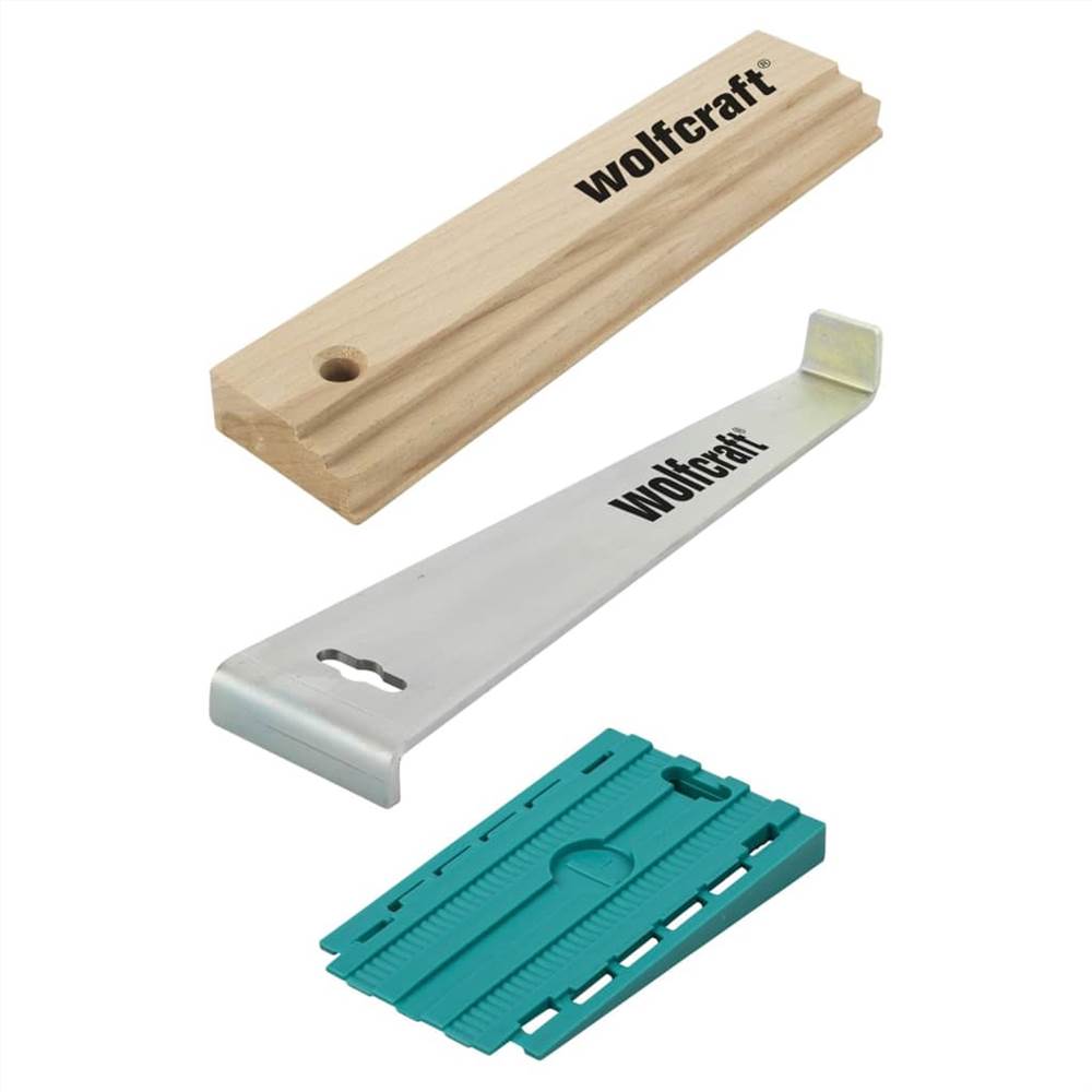 wolfcraft Essentials Tool Set for Laying Laminate and Designing Flooring
