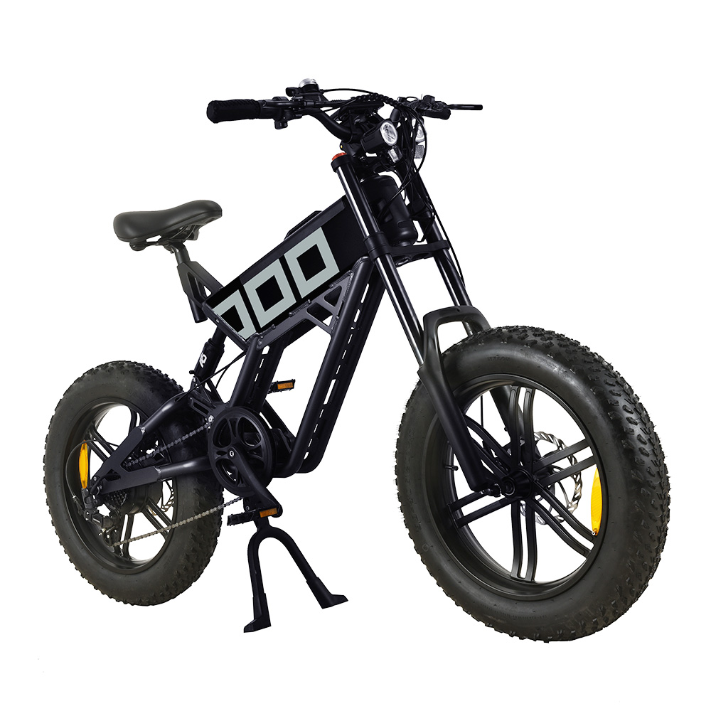 KUGOO T01 Electric Bicycle 20 Inch 48V 500W 38Km/h 13Ah Battery Black