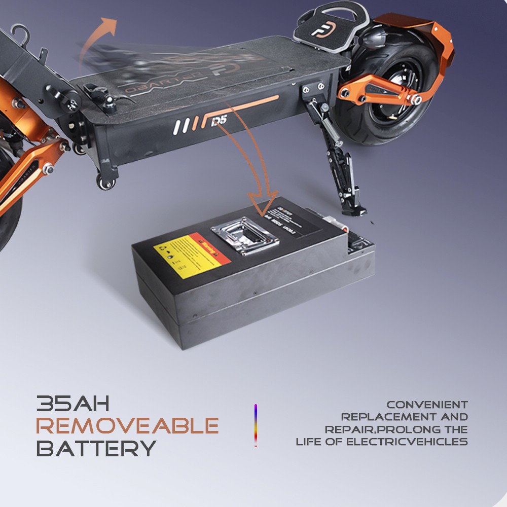 OBARTER D5 Electric Scooter 12 Inch Tire 70Km/h 35AH 2*2500W Motor United States