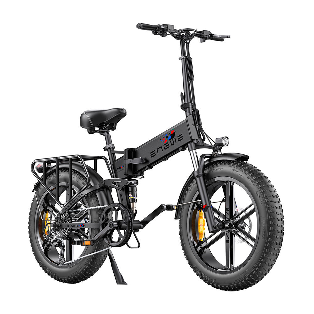 ENGWE ENGINE Pro Folding Electric Bicycle 20*4 inch Fat Tire 750W Brushless Motor 48V 16Ah Battery 45km/h Max Speed up