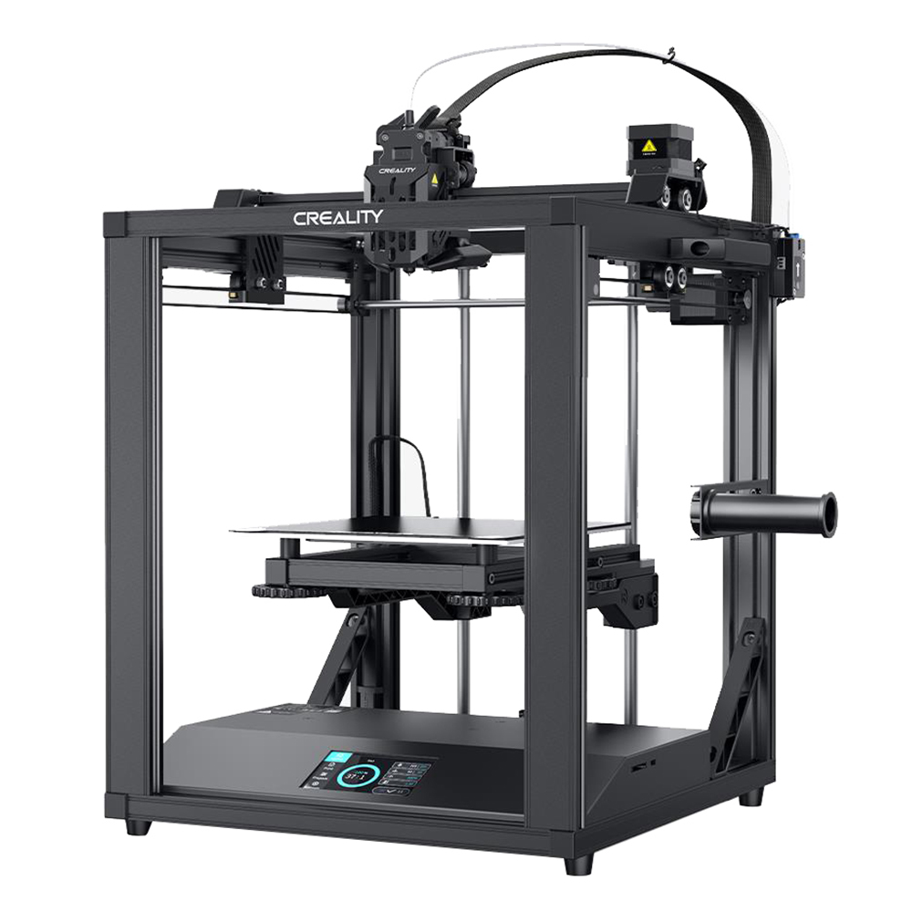 Creality Ender-5 S1 3D Printer, 250mm/s, Sprite Direct Extruder, 300 Celsius Degrees Printing, CR Touch Auto Leveling, Stable Cube Frame, 4.3in Touch Screen, 220*220*280mm
