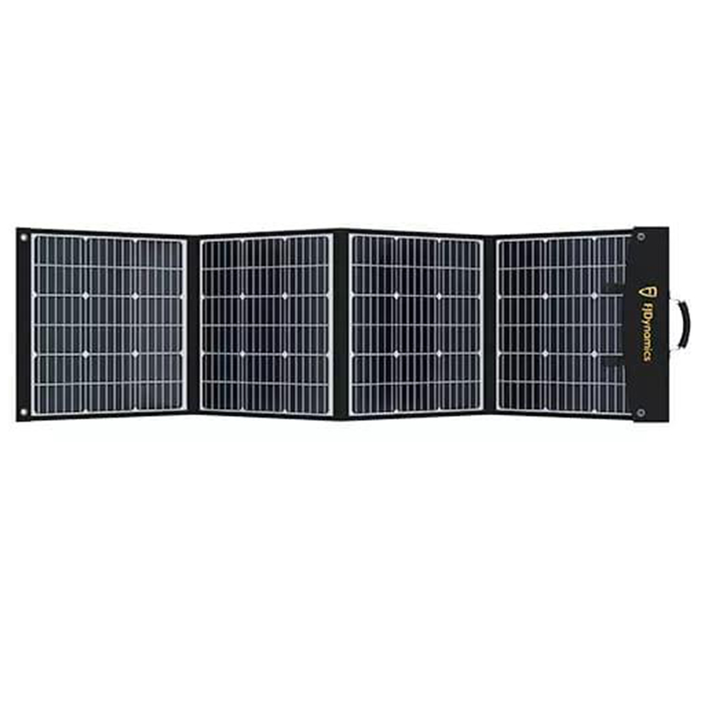 FJDynamics 200W Foldable Portable Solar Panel, 21.5% Energy Conversion Rate, Dustproof, Waterproof, High-Temperature Resistant