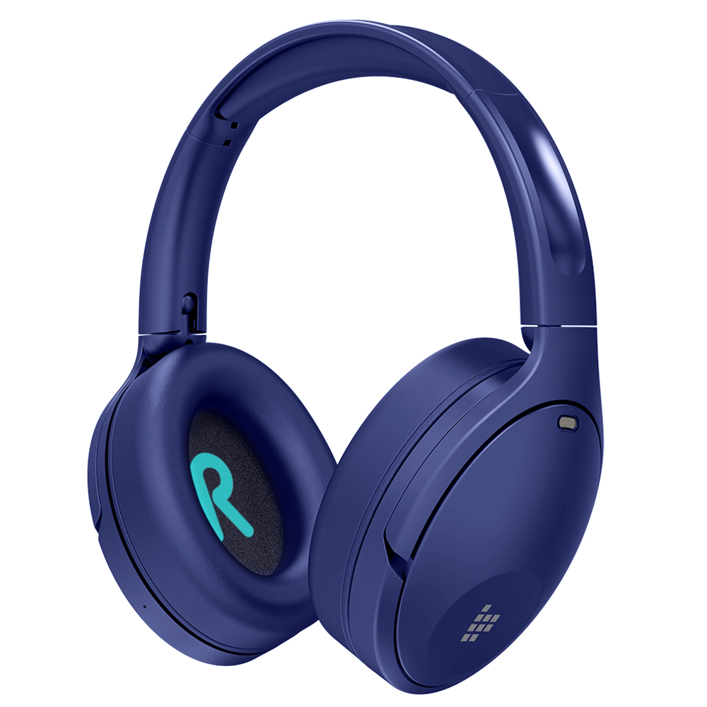 Tronsmart Apollo Q10 ANC Active Noise Cancelling Bluetooth Headphones Μειώστε το επίπεδο θορύβου έως και 35dB 40mm Πρόγραμμα οδήγησης ήχου 100 ώρες Διάρκεια ζωής μπαταρίας 5 μικρόφωνα Βαθύς μπάσο Ρυθμιζόμενη κεφαλή για ταξίδια στο γραφείο στο σπίτι, μπλε