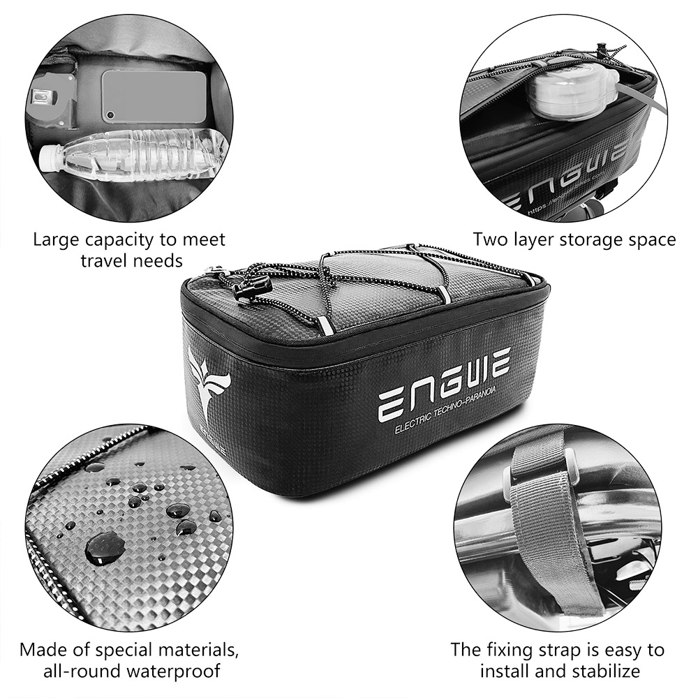 ENGWE Bike Trunk Bag Bicycle Rack Rear Carrier Bag 7L