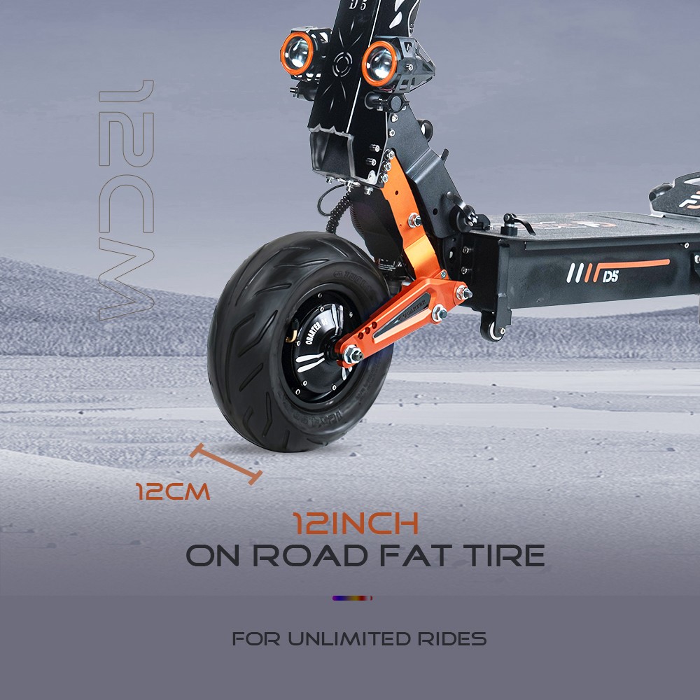 OBARTER D5 Electric Scooter 12 inch 70Km/h 35AH 2*2500W Dual Motor Europe