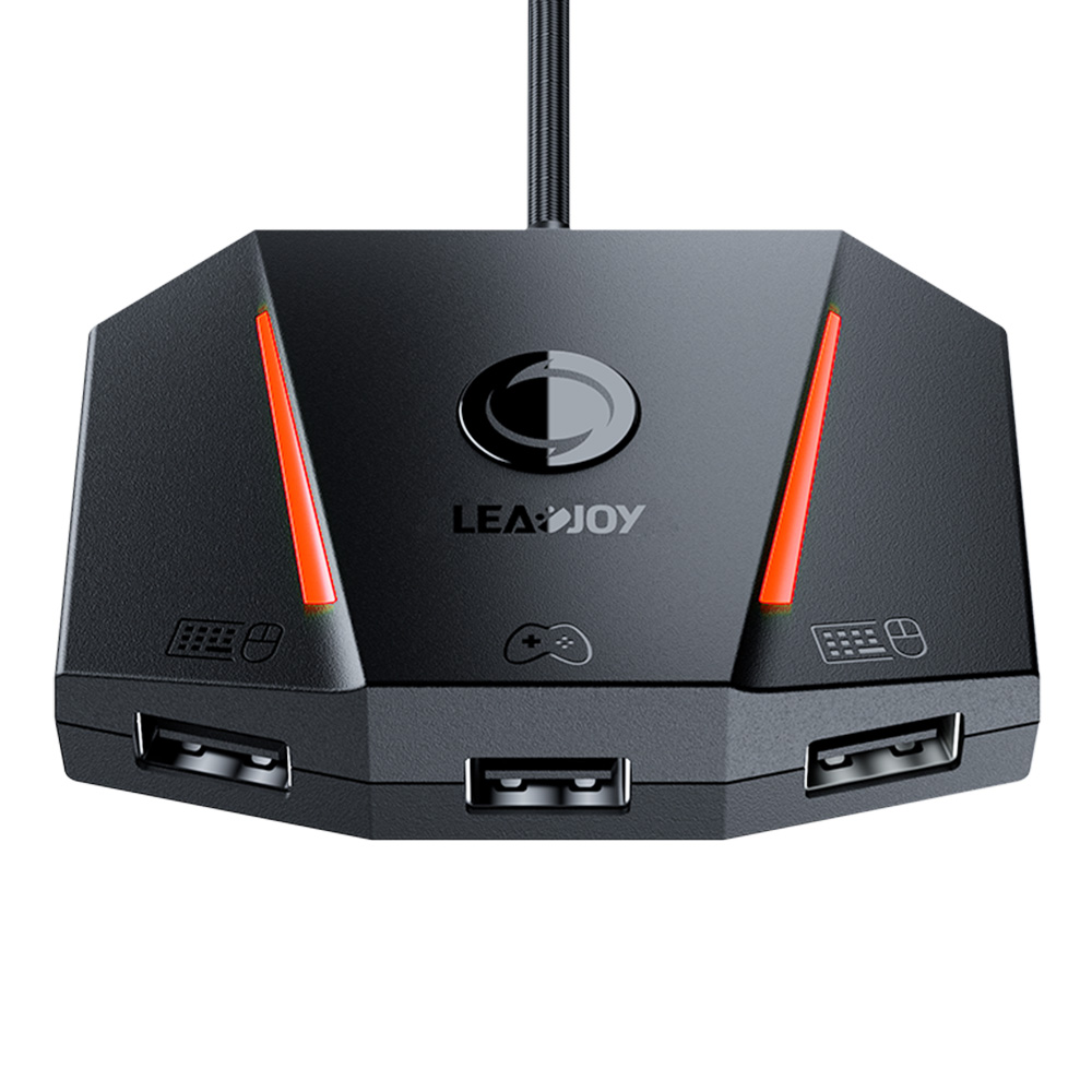 GameSir LeadJoy VX2 AimBox Çok Platformlu Konsol Adaptörü Tersinir USB 2.0 Xbox One/X/S, PlayStation4/5, Nintendo Anahtarı ile Uyumlu